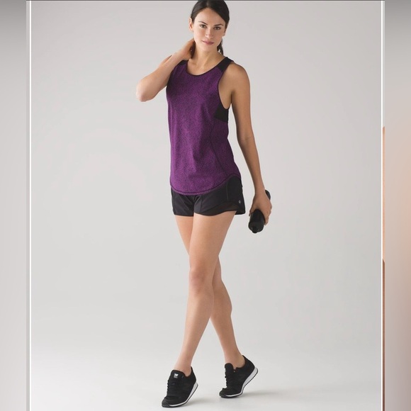 Lululemon Athletica Sculpt II Purple and Black Tank Top - Picture 6 of 8